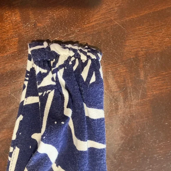 Lilly Pulitzer maxi navy and white umbrella dress - Picture 5 of 11